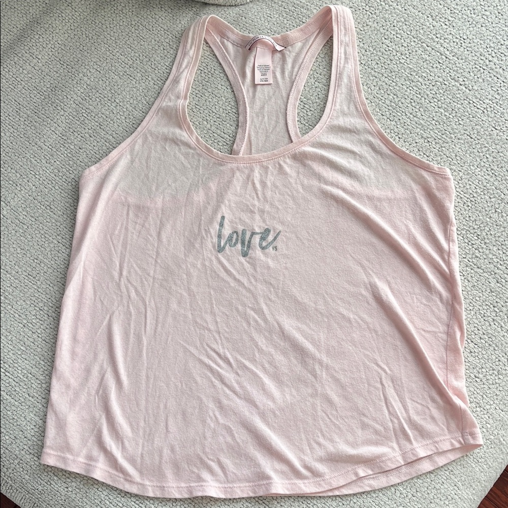 Victoria's Secret Light Pink Love Tank